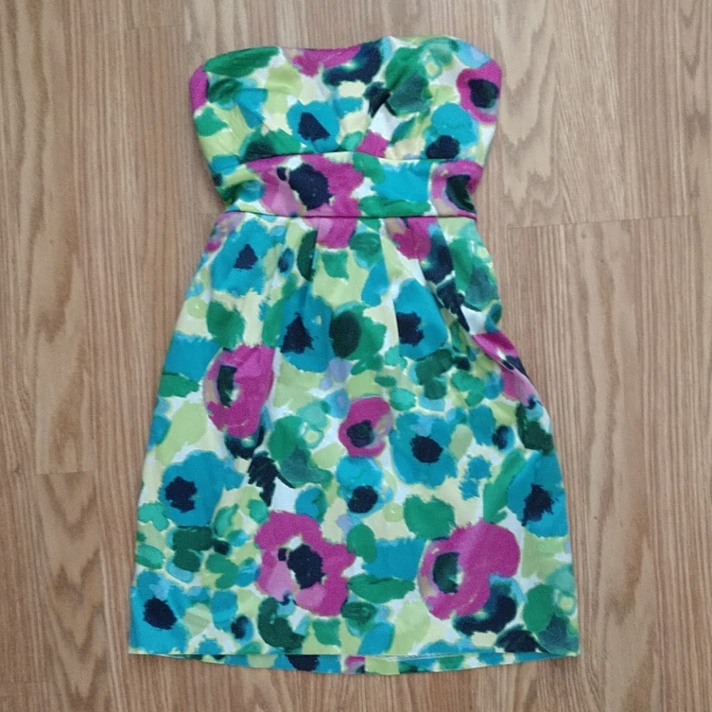 Colorful cocktail dress